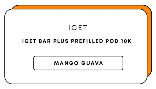 IGET Bar Plus Prefilled Pod 10k | Mango Guava-Image 1