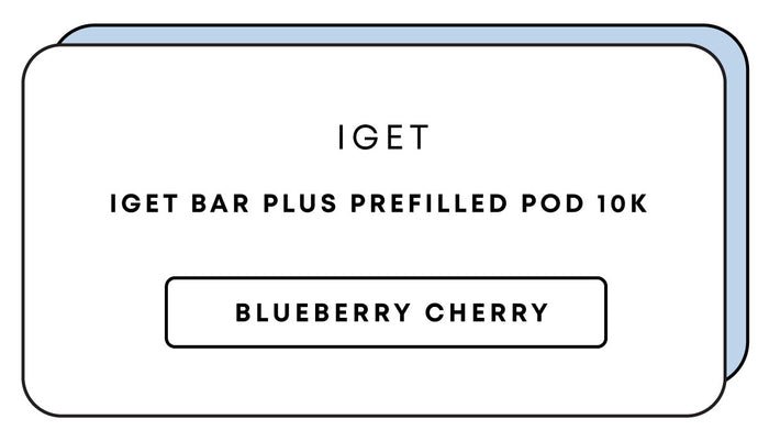 IGET Bar Plus Prefilled Pod 10k | Blueberry Cherry-Image 1