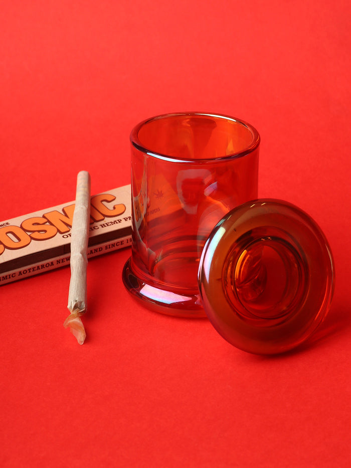 Iridescent Glass Jar | Umber-Image 3