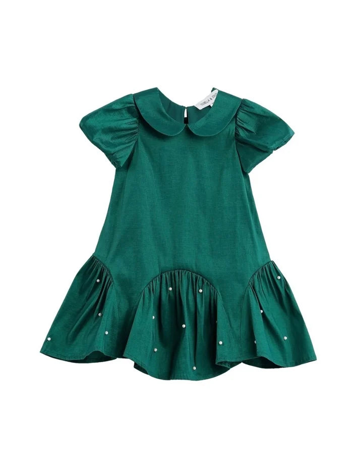 Isobella and Chloe Holly and Pearls Dress