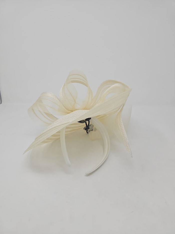Ivory Looped Layered Bridal Fascinator