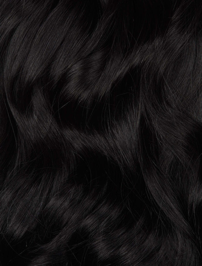 Jet Black (1) 18" 125g - Clip-Ins