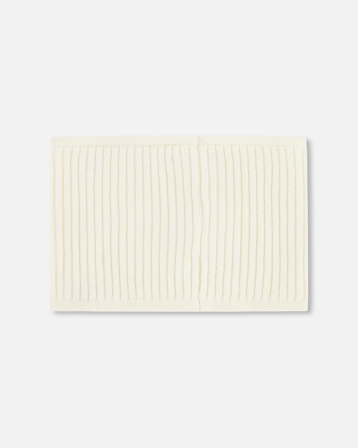 Knit Neck Tube Off White-2