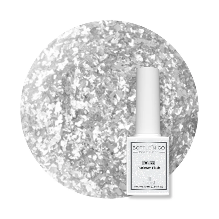 KOKOIST Bottle 'N Go BC-33 Platinum Flash, 10 ml