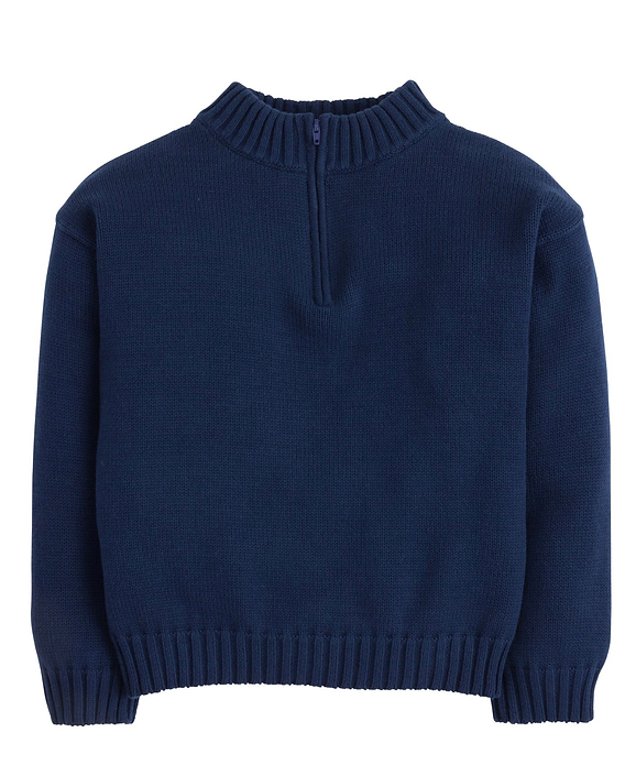 LE Quarter Zip Sweater - Navy