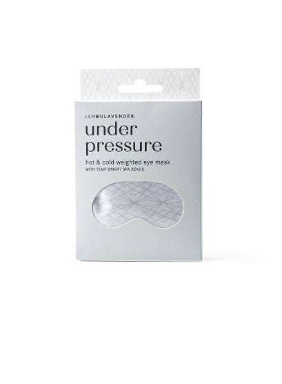 Lemon Lavender Hot and Cold Weighted Eye Mask - Gray