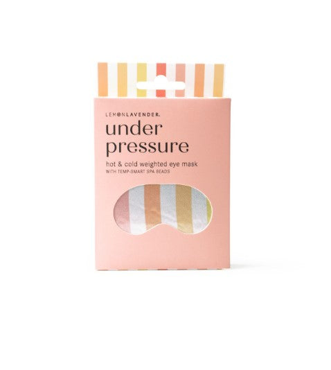 Lemon Lavender Hot and Cold Weighted Eye Mask - Multicolor