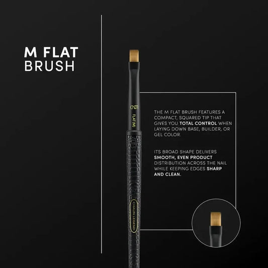 LGND - Nail Art Brush - M Flat-Chaun Legend-Gel Essentialz