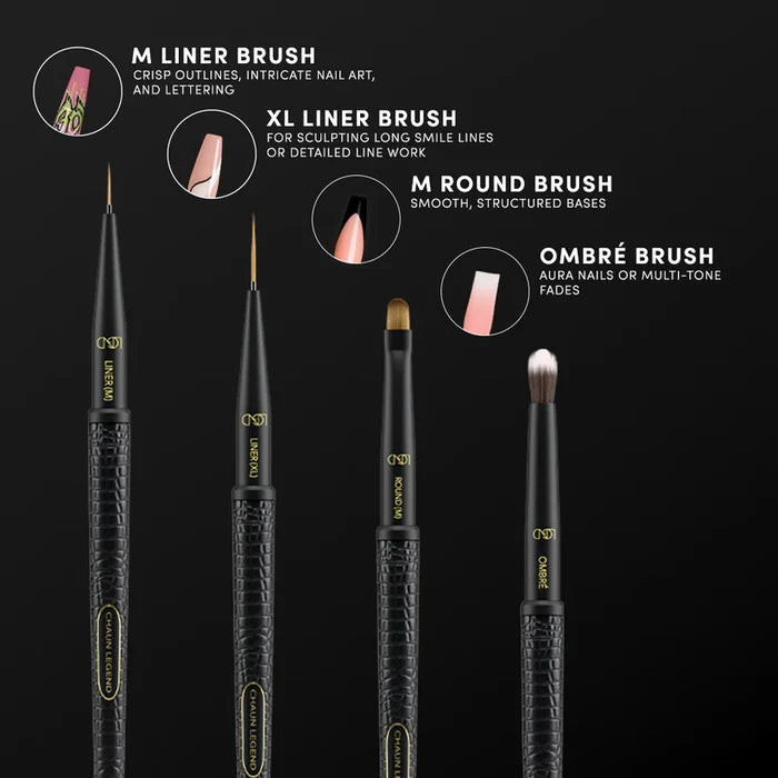 LGND - Nail Art Brush Kit-Chaun Legend-Gel Essentialz