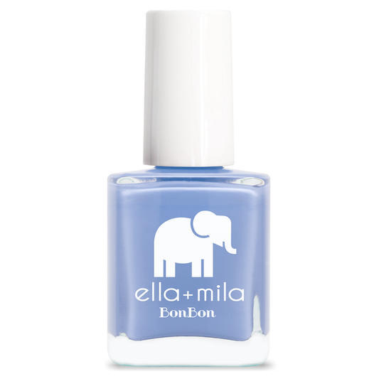 Life's a Beach muted periwinkle blue nail polish bottle – ella+mila BonBon