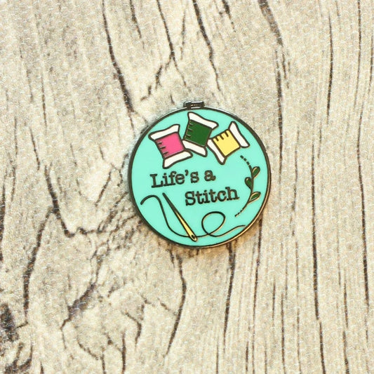 Life's A Stitch Magnetic Needle Minder