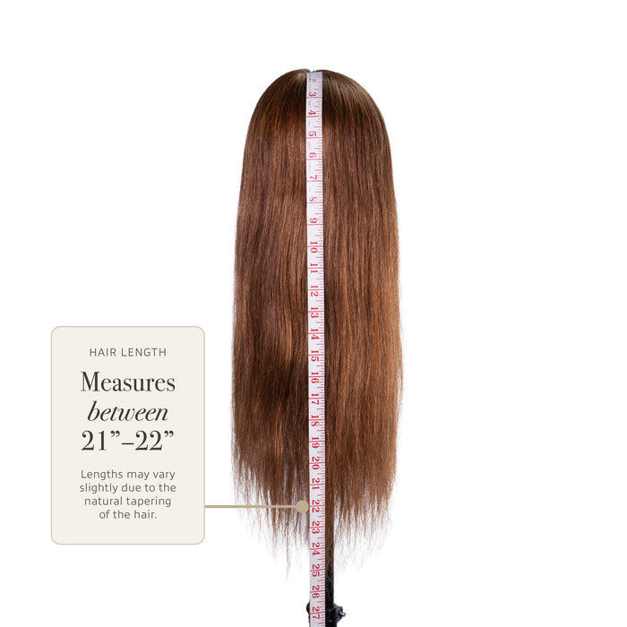 Linda [100% Human Hair Mannequin] Long Hair Training Head