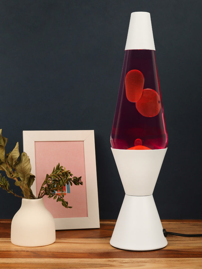 Liquid Lamp White / Pink / White | One Colour-Image 1