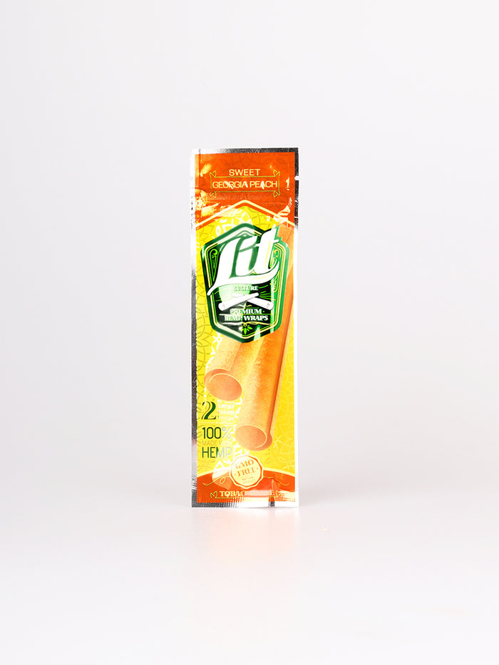 Lit Culture Hemp Wrap 2pk | Georgia Peach-Image 2
