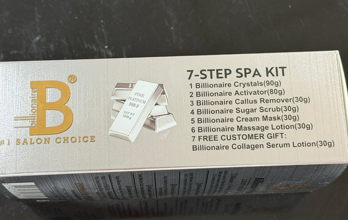 LUXURY Pedicure Deluxe 7 Steps For Nail Salon - Billionair Luxury 7 steps