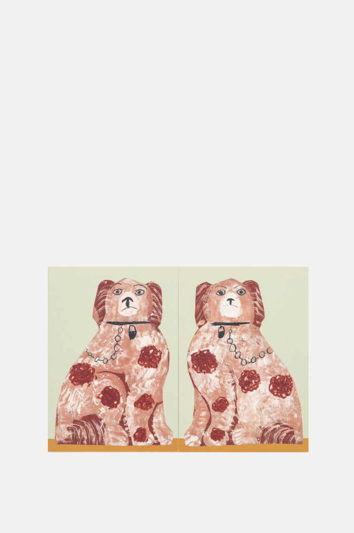 Mantel Dogs Card