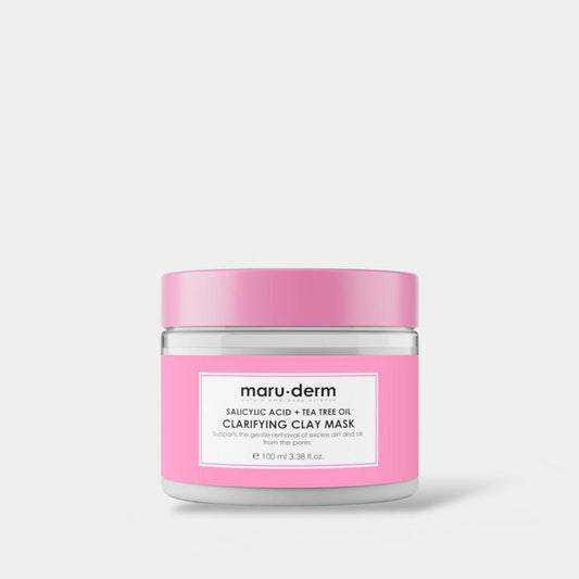Maruderm Salicylic Acid + Tea Tree Oil Clarifying Clay Mask 100ml قناع الطين المنقي من ماروديرم بحمض الساليسيليك وزيت شجرة الشاي