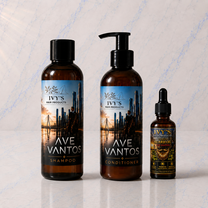 Masculine - Shampoo, Conditioner & Beard Oil Set