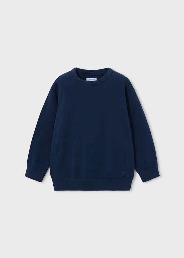 Mayoral Crewneck Sweater-Navy