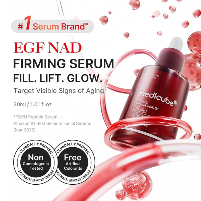 Medicube EGF NAD Firming Serum 30ml مصل شد البشرة من ميديكيوب EGF NAD - Princess Cosmetics Qatar