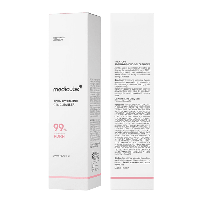 Medicube PDRN Hydrating Gel Cleanser 200ml - Beauty Tribe