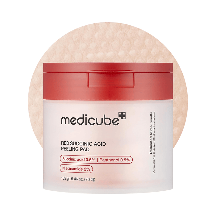 Medicube Red Succinic Peeling Pad 155g - Beauty Tribe