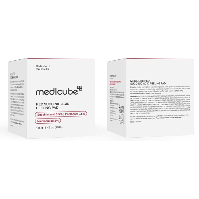 Medicube Red Succinic Peeling Pad 155g - Beauty Tribe