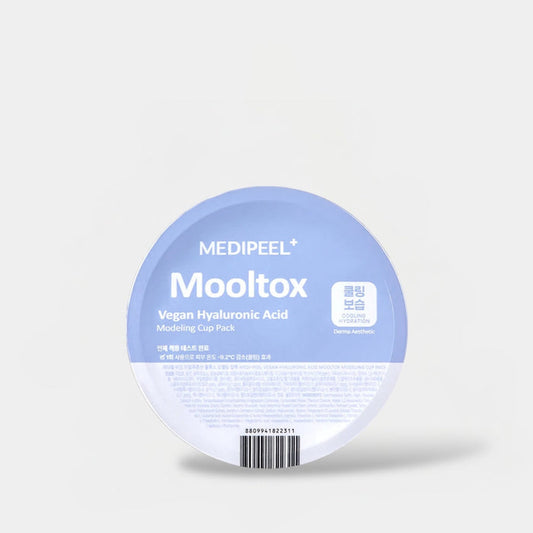 Medi - peel Vegan Modeling Cup 90g - Hyaluronic Acid Mooltox كوب النمذجة النباتي تقشير طبي - حمض الهيالورونيك مولتوكس - Princess Cosmetics Qatar