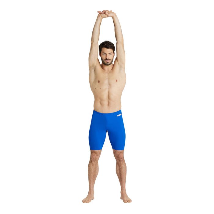MEN'S TEAM SWIM JAMMER SOLID ROYAL-WHITE