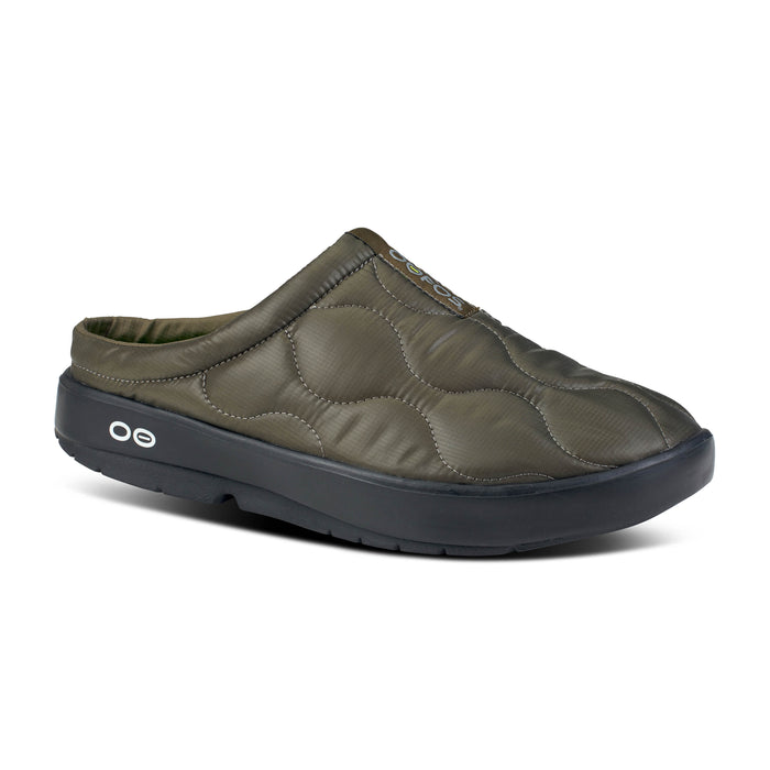 【MEN’S】OOcOOzie Thermo Mule-Black/Alpine Moss