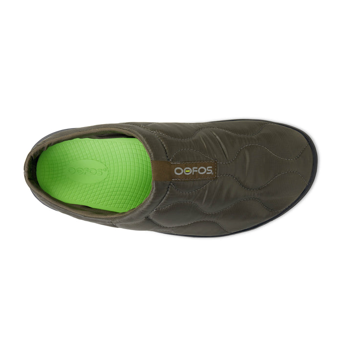 【MEN’S】OOcOOzie Thermo Mule-Black/Alpine Moss