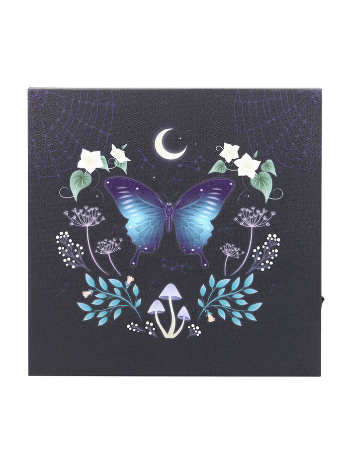 Midnight Moth Light Up Canvas | One Colour-Image 2