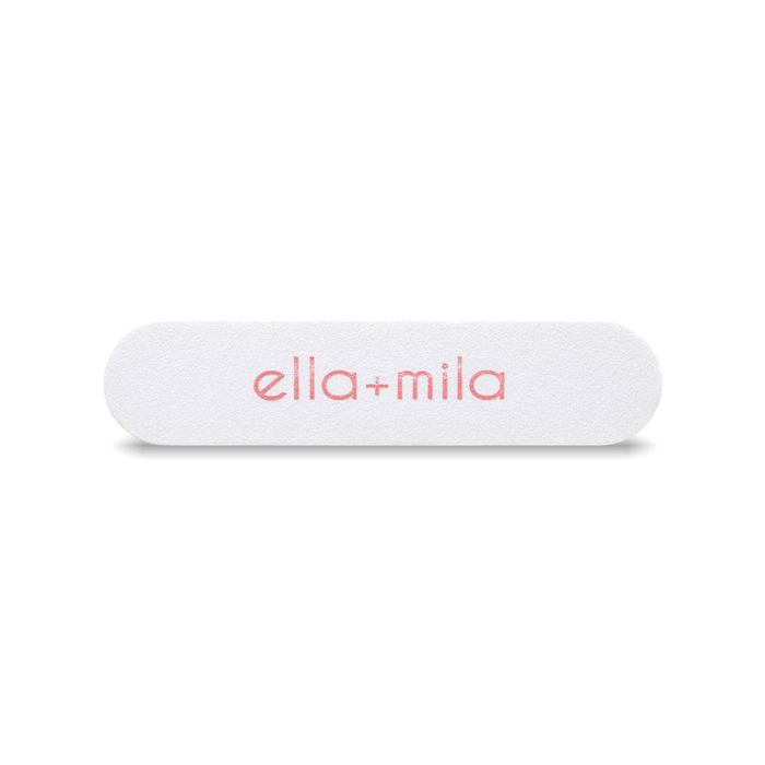 White mini half-moon nail file – ella+mila Mini Filer