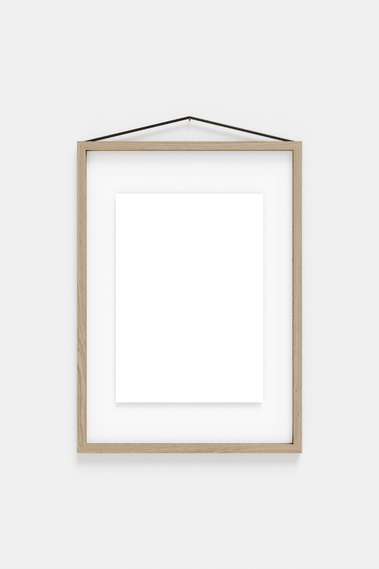 MOEBE Transparent Oak Frame - The Poster Club