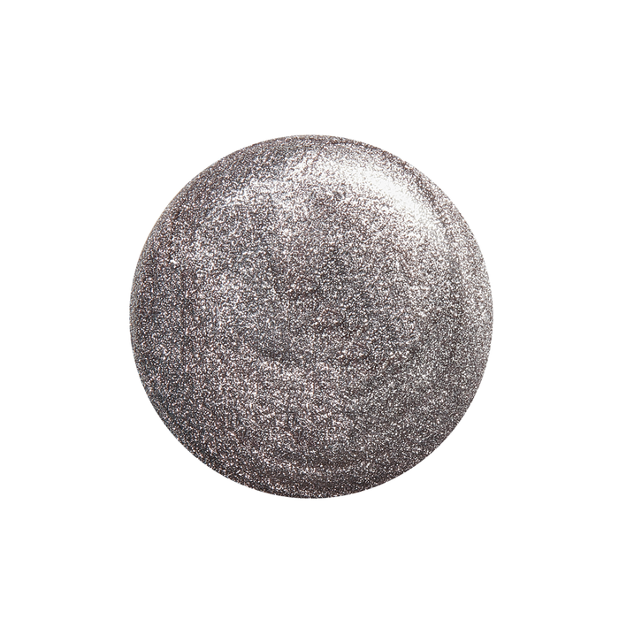 Moonshadow metallic silver nail polish color swatch