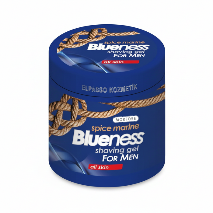 Morfose Blueness Beyaz Arka Plan Damgalı