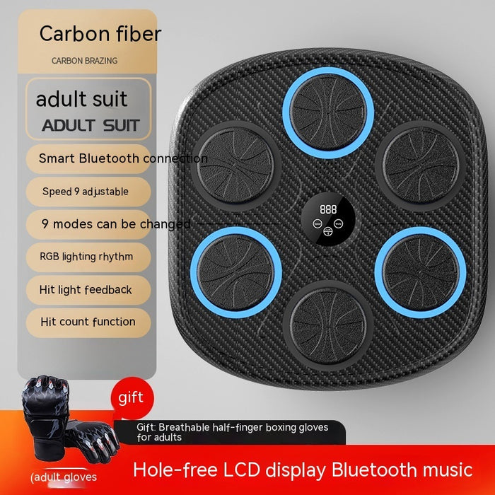 Music Boxing Target - Wall-Mounted Training Pad for Fitness Workouts