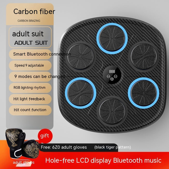 Music Boxing Target - Wall-Mounted Training Pad for Fitness Workouts