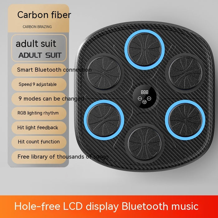 Music Boxing Target - Wall-Mounted Training Pad for Fitness Workouts