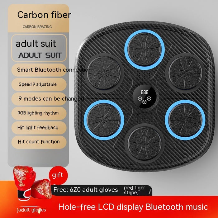 Music Boxing Target - Wall-Mounted Training Pad for Fitness Workouts