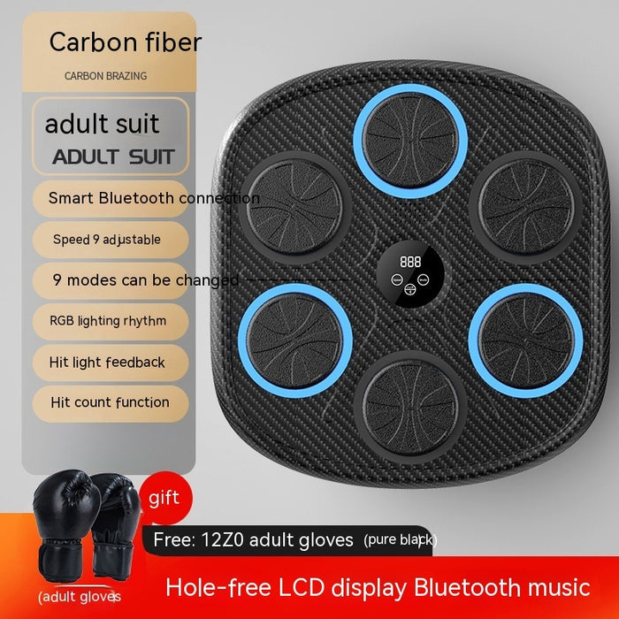 Music Boxing Target - Wall-Mounted Training Pad for Fitness Workouts