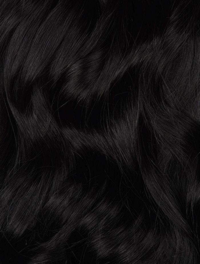 Natural Black (#1A) 20" Keratin Tip