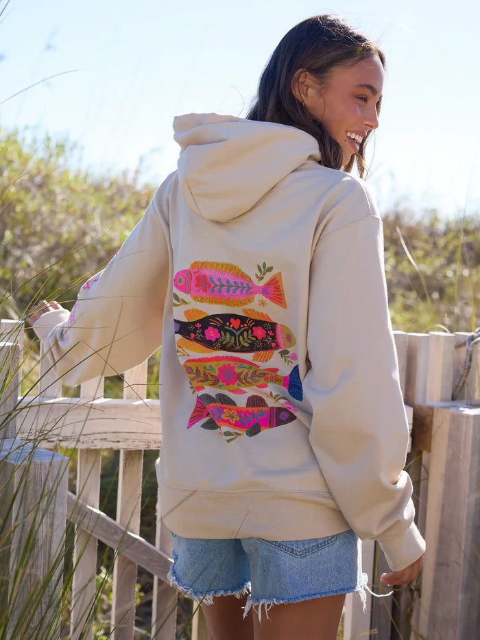 Natural Life Hoodie Sweatshirt - Fish-view 4