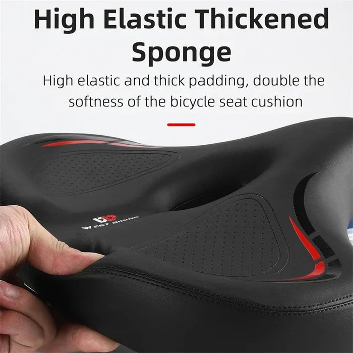 NNEOBA Oversized Comfort Bike Seat for Electric, MTB, and Stationary Bikes