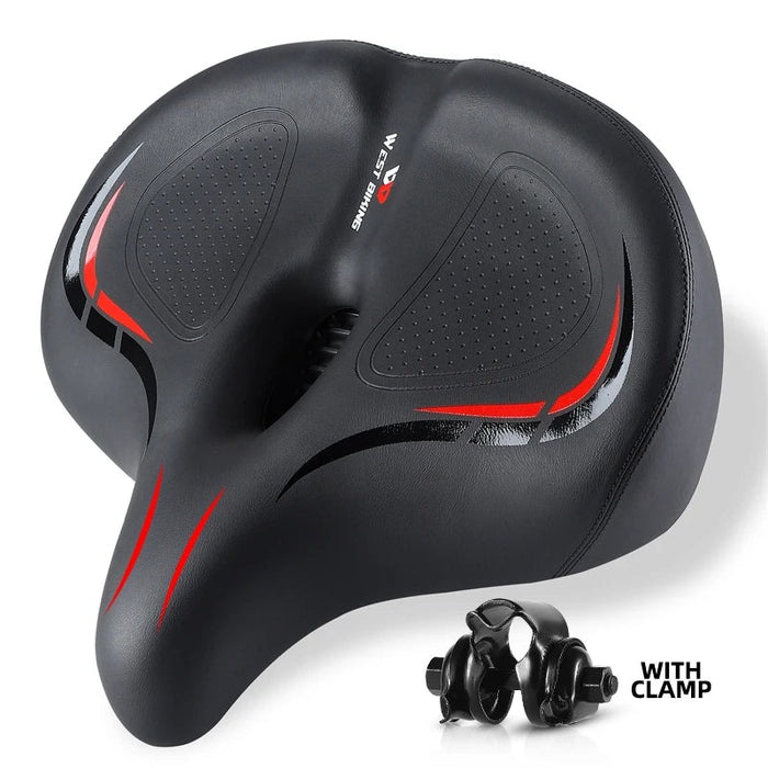 NNEOBA Oversized Comfort Bike Seat for Electric, MTB, and Stationary Bikes