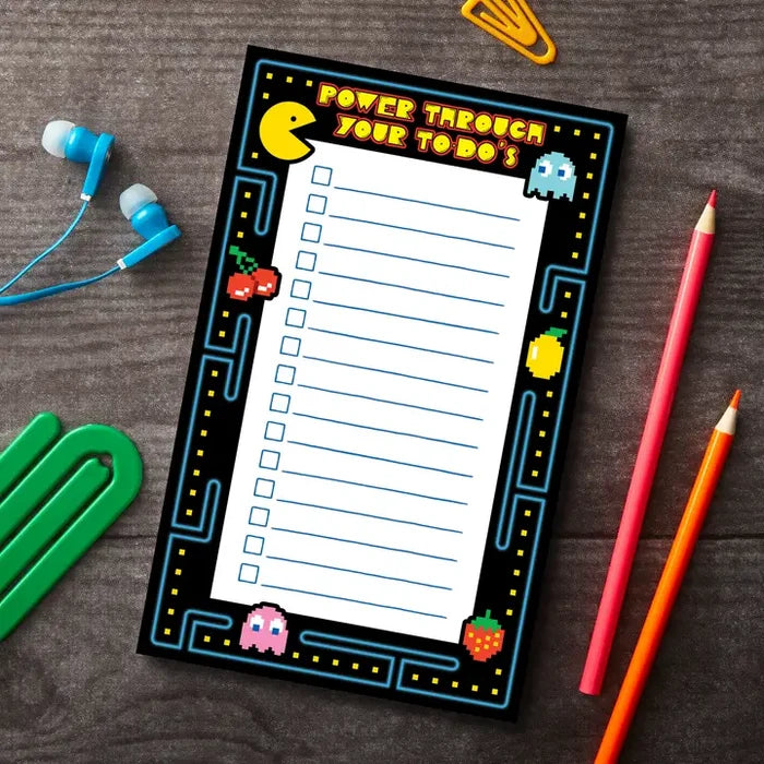 Notepad: Retro Arcade Game Power Through Your To Do's