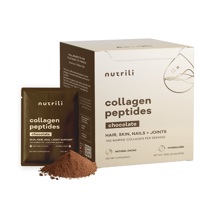 Nutrili Marine Collagen Peptides 24 servings Chocolate - Beauty Tribe