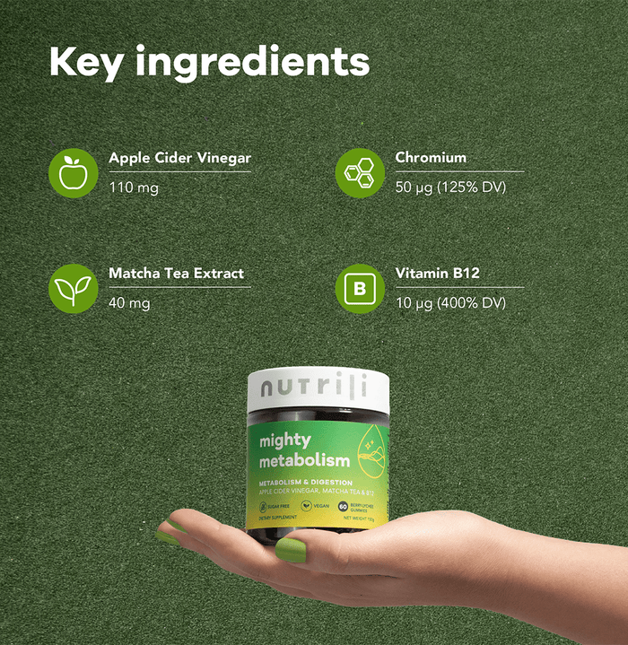 Nutrili Mighty Metabolism 60 Sugar Free Gummies - Beauty Tribe