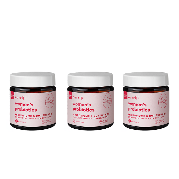Nutrili Women Probiotics 30 capsules 3 Pack Set - Beauty Tribe