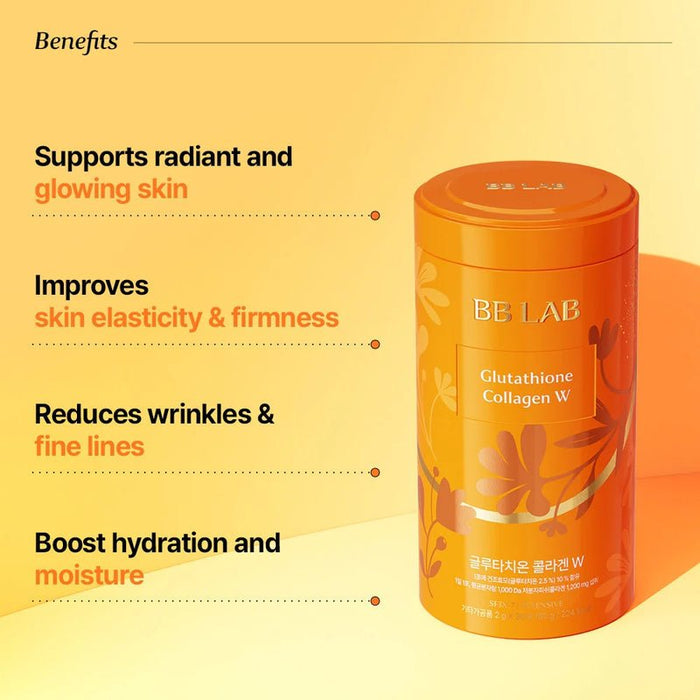Nutrione BB LAB Glutathione Collagen W (2g x 30 Sticks) نيوتريون بي بي لاب جلوتاثيون كولاجين دبليو - Princess Cosmetics Qatar